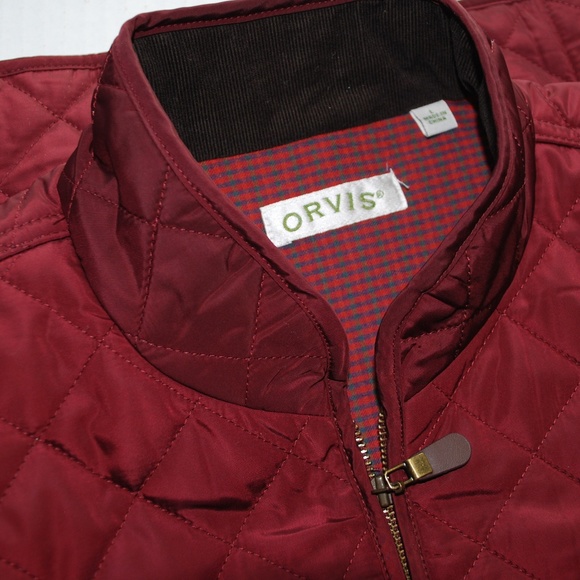 Orvis Thinsulate Quilted Zip Front Fitted Vest - Picture 5 of 7